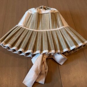 Pleated sun hat